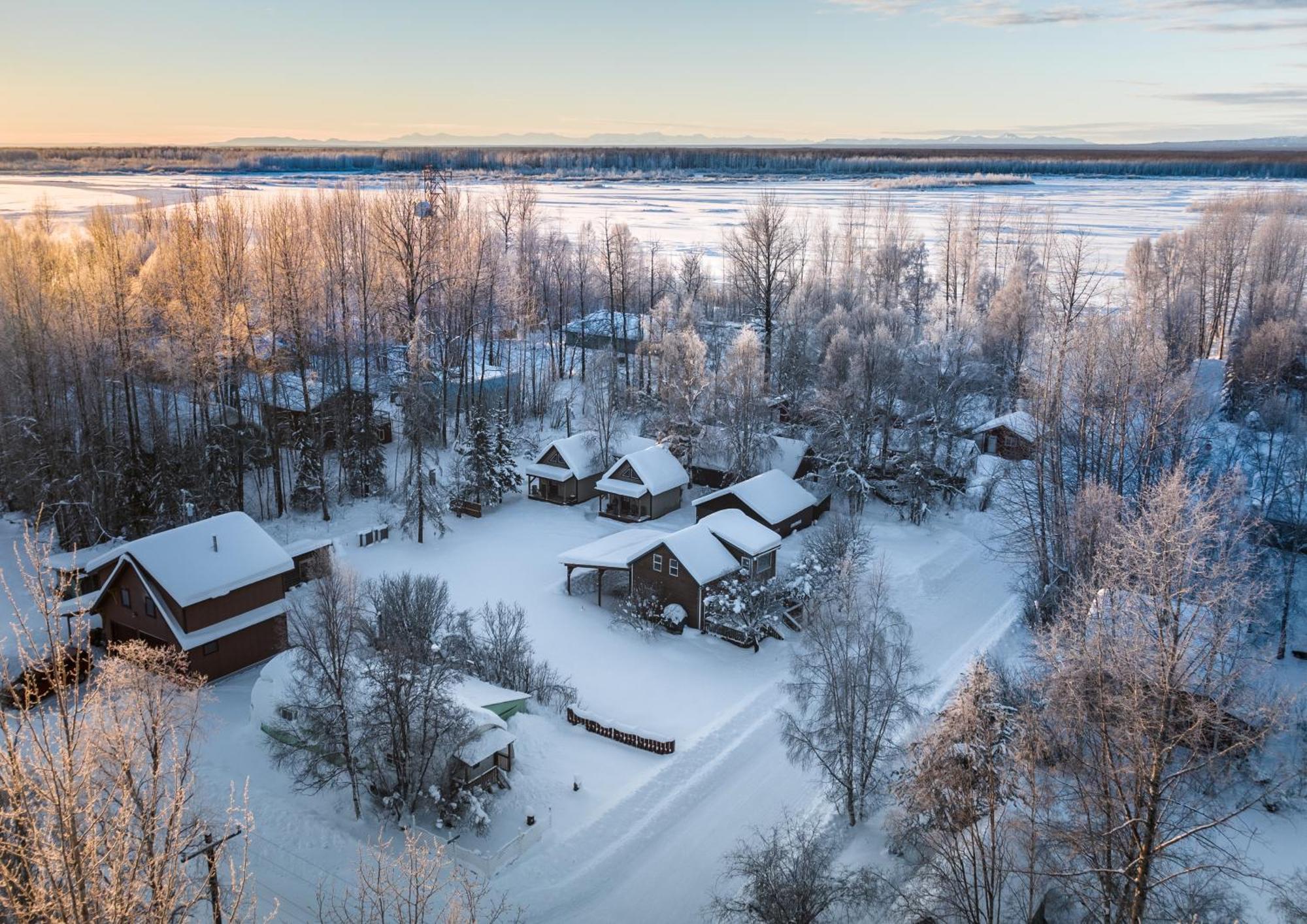 Downtown Talkeetna Cabin! Susitna Cabin Exterior foto